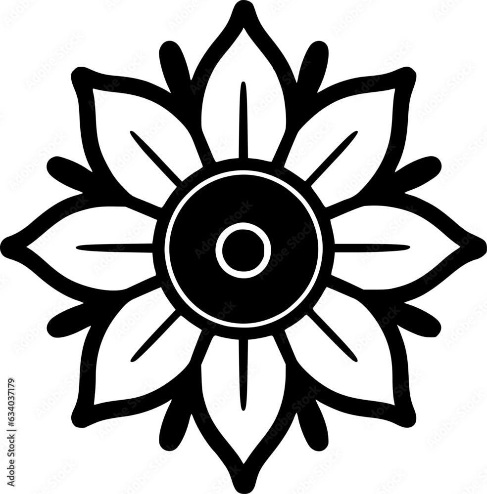 Flower | Minimalist and Simple Silhouette - Vector illustration Flower | Minimalist and Simple Silhouette - Vector illustration