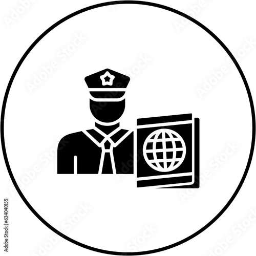 Passport control Icon