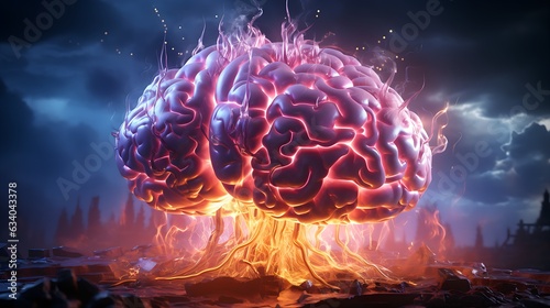 Brainstorm: A Surreal Neural Eruption