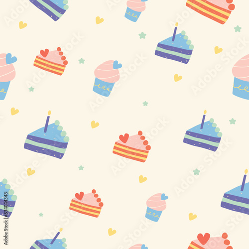 pattern of cute celebration cakes