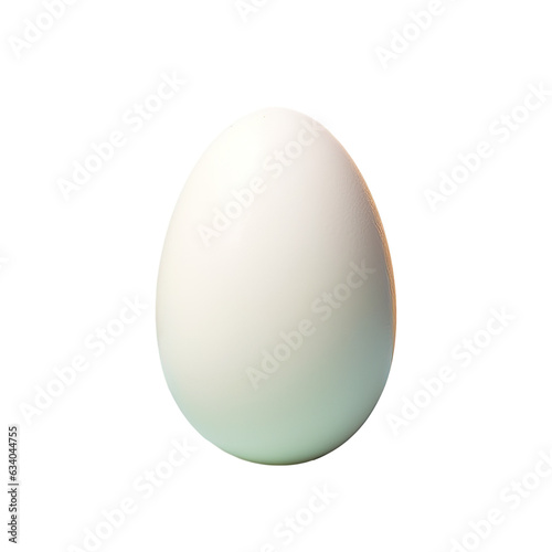 Hardboiled egg on transparent background