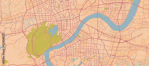 hand drawn map of the world. map of the city. Map in Retro Style. Outline Map. urban map. vintage color for illustration map, top view urban city map for cover, background have out line