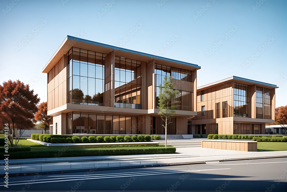 building with columns