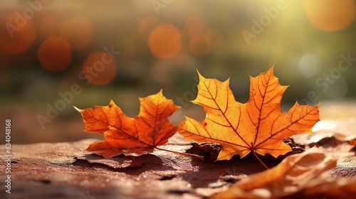 The autumn leaves wallpapers hd generative ai