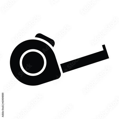 Measuring, tape, stationery icon