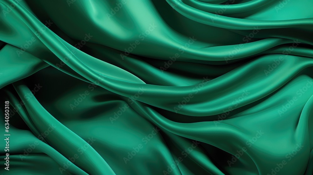 Obraz premium 3D Emerald Color Silk
