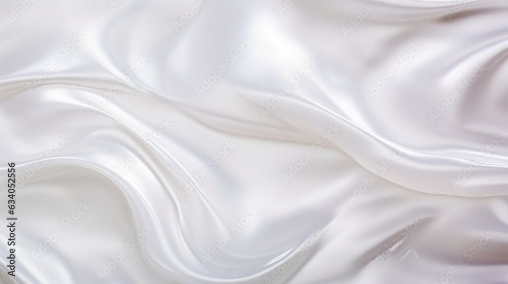 Fototapeta premium White silk fabric background.