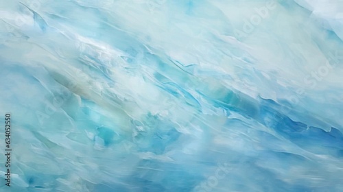 Translucent aquamarine ice texture background.