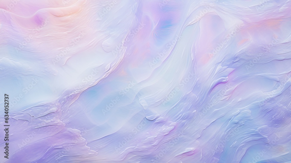 Creamy iridescent paint texture background. - obrazy, fototapety, plakaty 