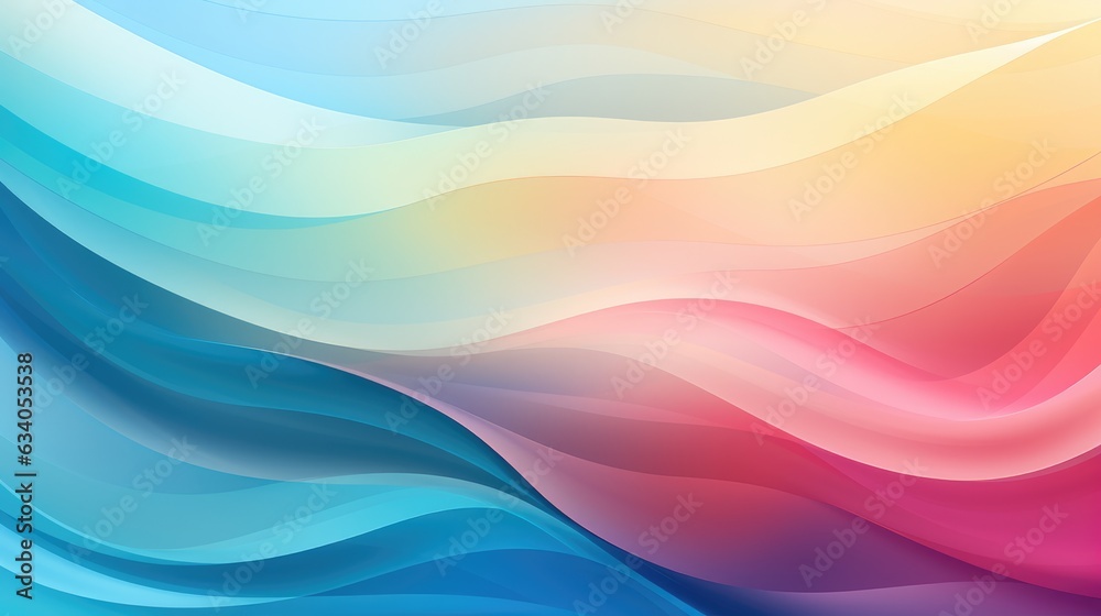 Fairy Colors wave Background