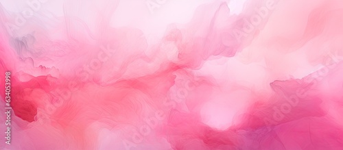 Abstract pink watercolor background with color splash design