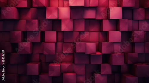 Maroon Cubes Wall Background