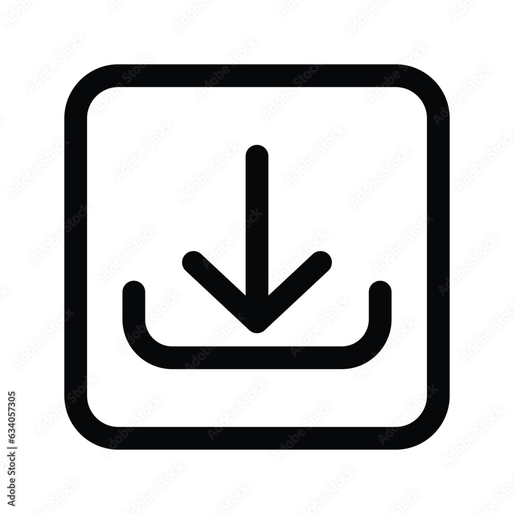 Download Icon, Download Button, Download Symbol For Mobile Application And Website, User Interface Icon Design Element Vector Illustration Download Icon, Download Button, Download Symbol For Mobile Application And Website, User Interface Icon Design Element Vector Illustration