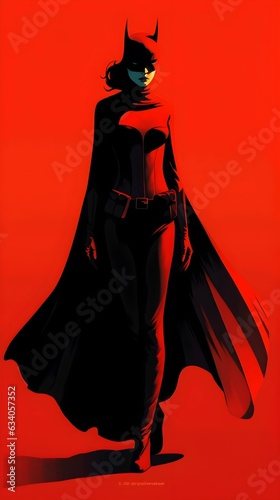 halloween witch with a broom