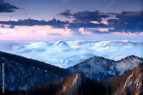 sunrise over the mountains © agerjyukt
