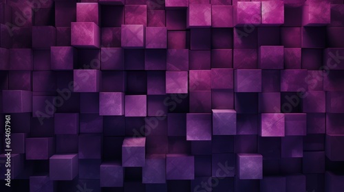 Plum Cubes Wall Background