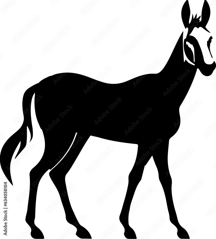 Obraz premium Kiang Flat Icon