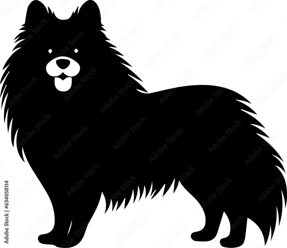 Obraz premium Keeshond Dog Icon