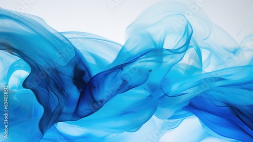 Rich abstract blue wavy background