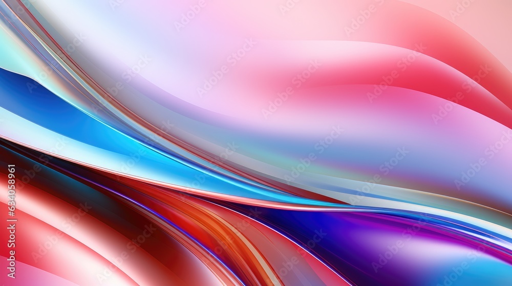 Waves of Bright Multicolored Chrome Waves of Bright Multicolored Chrome