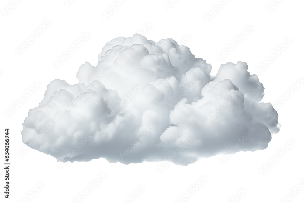 cloud isolated - obrazy, fototapety, plakaty 