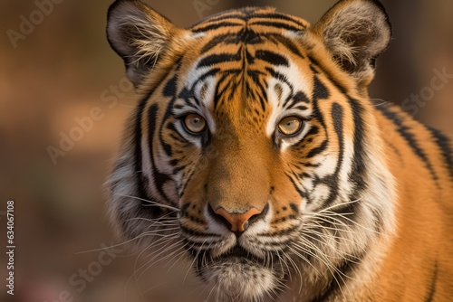 Portrait of a tiger  Indonesia