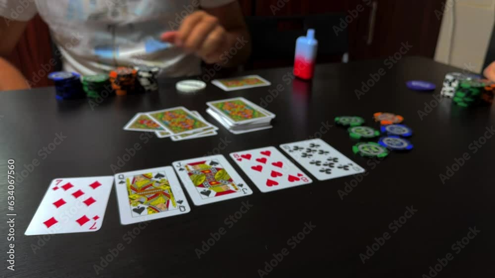 hands laying out cards in poker. High quality 4k footage hands laying out cards in poker. High quality 4k footage