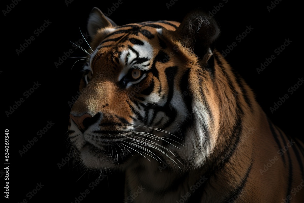 Tiger snarling, Chiang Mai, Thailand