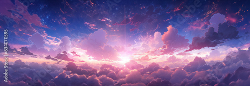 Obraz na płótnie Heavenly sky