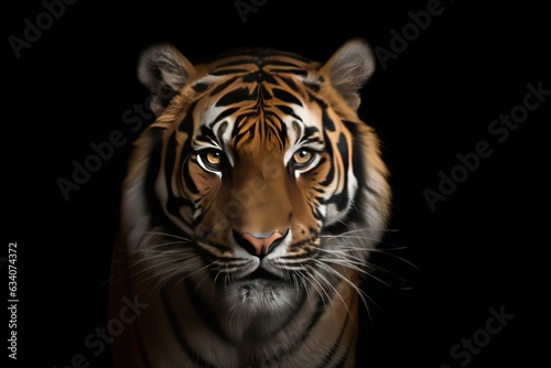 Photo female bengal tiger in the dark © abstract Art