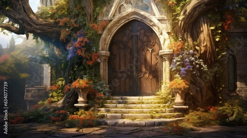 fantasy wooden door © medienvirus
