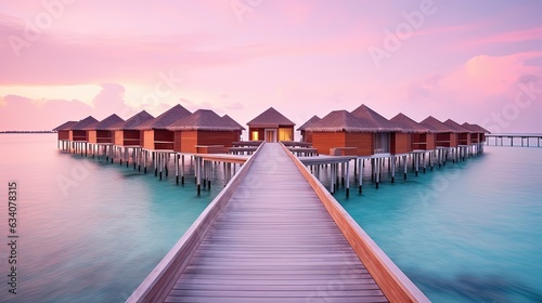 beautiful maldives travel destination, soft dreamy hues