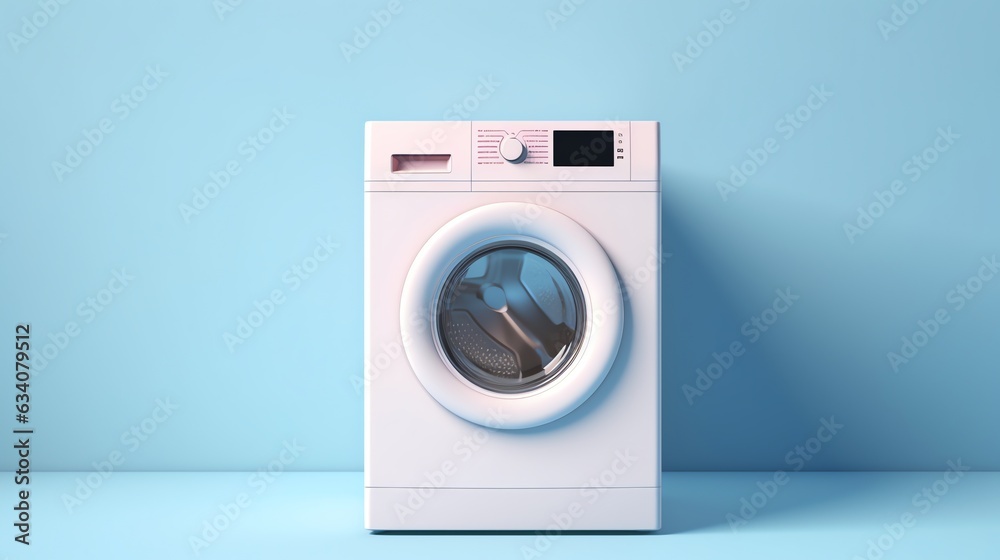 Washing machine new design with copy space for text