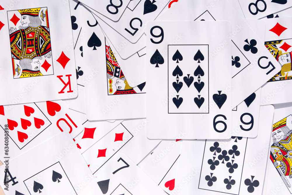 Poker cards, background of cards, close-up, nothing superfluous, gambling Poker cards, background of cards, close-up, nothing superfluous, gambling