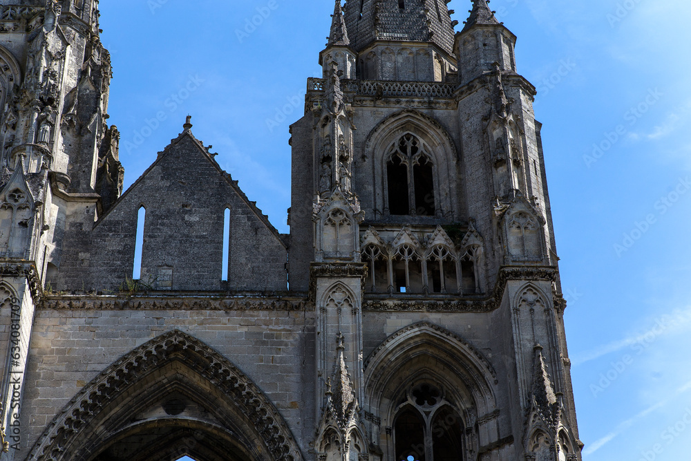 Fototapeta premium Saint Jean des vignes abbey, Soissons, France