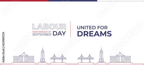 Labor Day Banner Design with Tagline