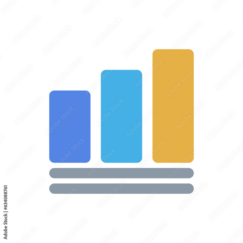 charting icon flat style vector charting icon flat style vector