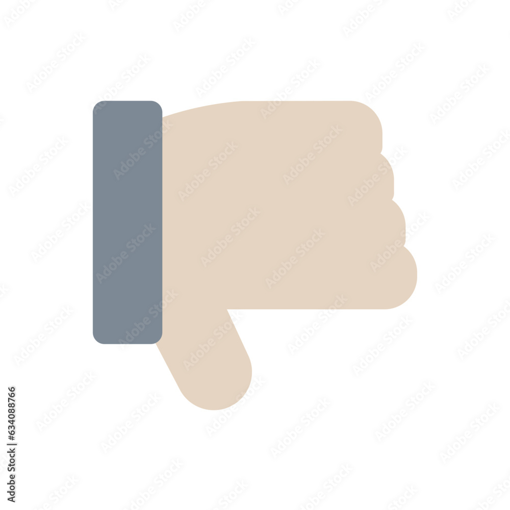 thumbs down or dislike hand vector thumbs down or dislike hand vector