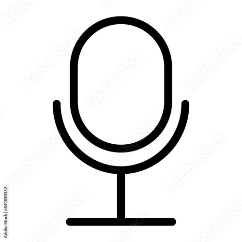 Old Style Mic Vector