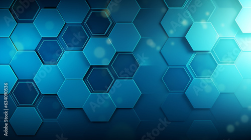 Medical background with hexagons pattern  Geometric technology background