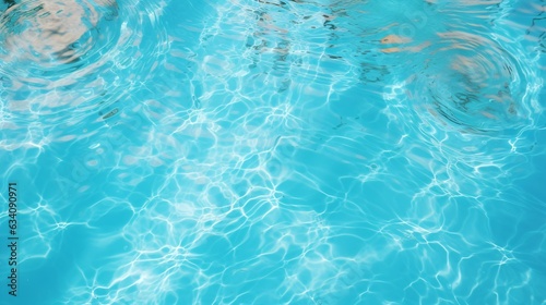 arrière plan graphique texture d'eau de piscine avec effet de caustique, illustration ia générative