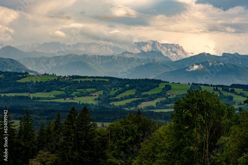 Berge  Berglandschaft  Oberbayern  Voralpenland  Alpen  Berge  Natur