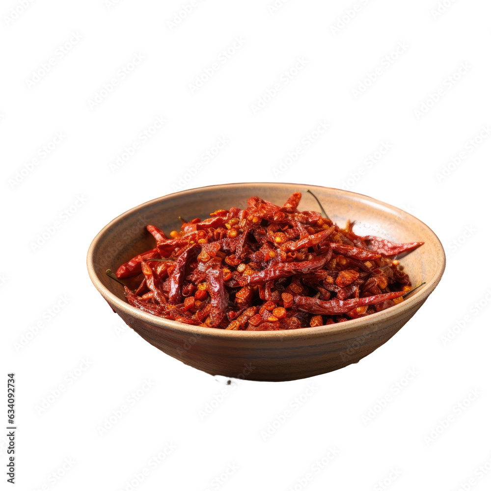 Mala sauce made from dried red chili seeds used in Chinese street food Mala sauce made from dried red chili seeds used in Chinese street food