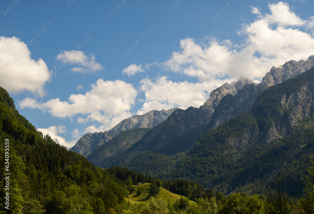 nice mountain range near Scheffau, Austria.
