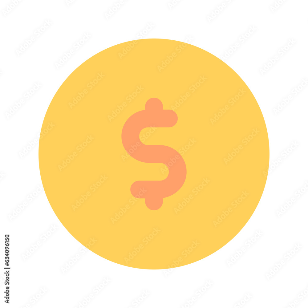 dollar flat icon dollar flat icon
