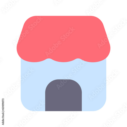 marketplace flat icon