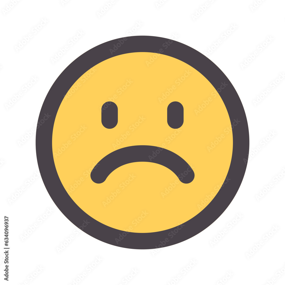 sad flat line icon sad flat line icon