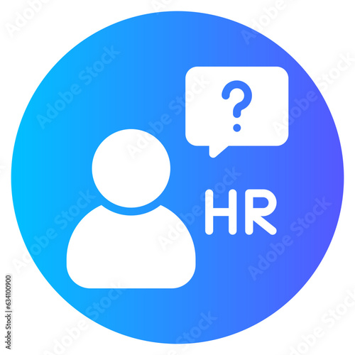 hr manager gradient icon