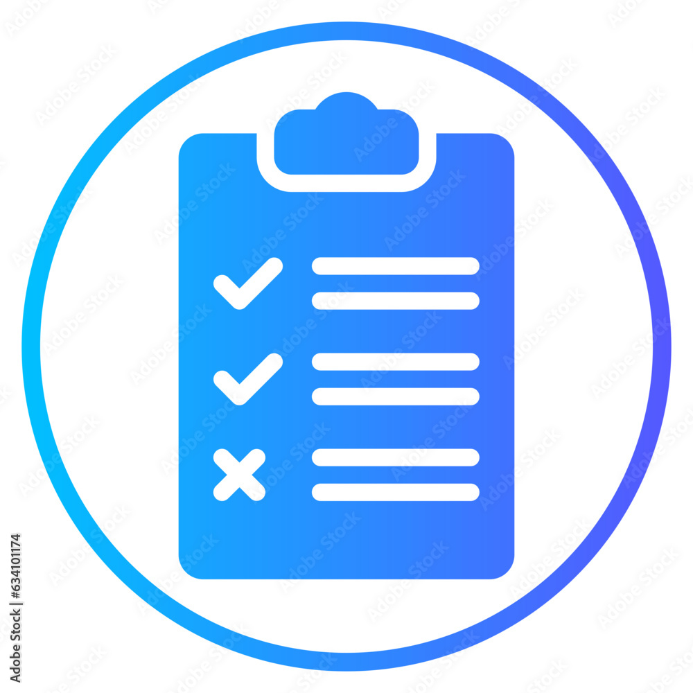 clipboard gradient icon clipboard gradient icon
