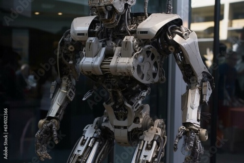 a powerful mechanized humanoid. Generative AI